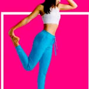 Zyia electric blue unwind joggers size M